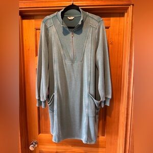 NEW w/o tags never worn. 
Terra & Sky Teal Dress with Pockets